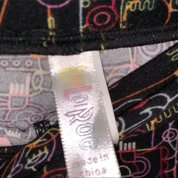 Abstract lularoe leggings - Picture 2 of 3